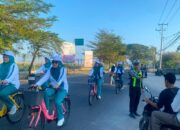 Satlantas Polres Bima Gelar Pengaman Sepeda Santai Dalam Rangka Memeriahkan HUT Kabupaten Bima Ke- 386