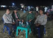 POLSEK HU’U AMANKAN TURNAMEN VOLI PT. STM CUP V, RATUSAN PENONTON NIKMATI PERTANDINGAN DENGAN AMAN DAN TERTIB