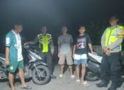 Patroli Dialogis di Desa Mujahidin, Polsubsektor Brang Ene Ajak Warga Jaga Kamtibmas dan Waspada TPPO