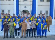 Kapolres Bima Kota Berikan Semangat kepada Atlet Kontingen Kota Bima Jelang PORPROV NTB