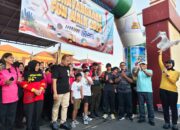 Semarak Hari Bhayangkara ke-80, Personel Brimob dan Bhayangkari Ikuti Fun Walk dan Senam Bersama di Sumbawa