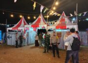 Patroli Blue Light Polsek Lambu Intensifkan Harkamtibmas, Berikan Pengamanan Pasar Malam dan Imbau Warga Jaga Keamanan
