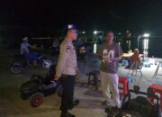 Polsek Gangga Gelar Patroli Blue Light, Imbau Warga Jaga Kamtibmas dan Waspada 3C