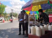 Polmas Kelurahan Nae Sambang Pedagang Kaki Lima, Perkuat Sinergi Jaga Kamtibmas
