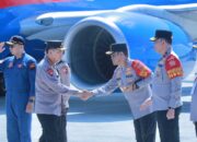 Kapolda NTB Sambut Kedatangan Kapolri di Lombok, Polda Siagakan Pengamanan Maksimal Kunjungan VVIP