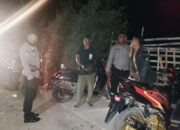 Patroli Malam, Polsek Madapangga Tekan Potensi Guankamtibmas di Wilayah Hukumnya