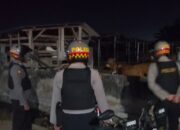 Cegah Aksi 3C, Sat Samapta Polres Lombok Barat Intensifkan Patroli Malam di Desa Jembatan Kembar