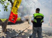 Cegah Demam Berdarah, Biddokkes Polda NTB Lakukan Fogging di SPN Belanting