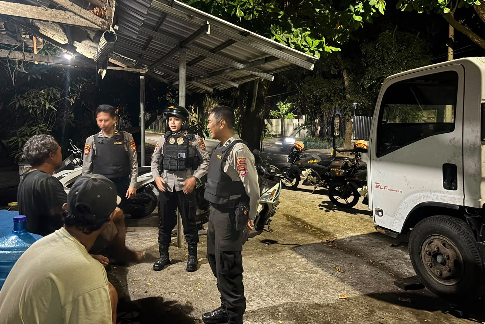 Jaga Kamtibmas Kondusif, Tim Patroli Presisi Polres Lombok Barat Sasar Titik Rawan di Kecamatan Lembar