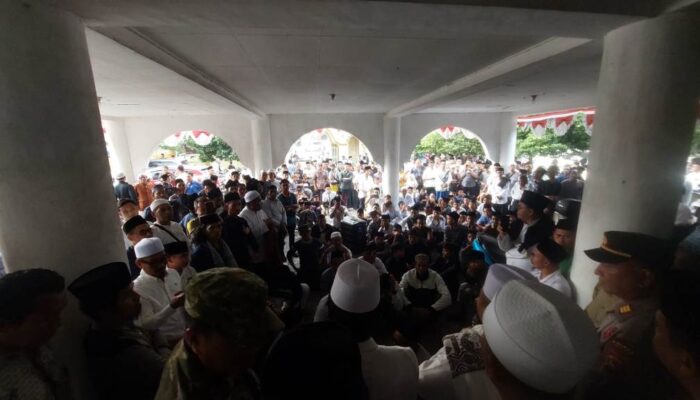 Ratusan Jamaah Ikuti Istigasah Al-Ishlahuddiny, TNI-Polri Pastikan Pengamanan Berjalan Humanis
