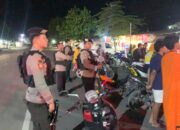 Piket Pamapta Polres Bima Kabupaten Menggelar Patroli KRYD Mencegah Timbulnya Aksi Gangguan kamtibmas di Wilayah Hukumnya