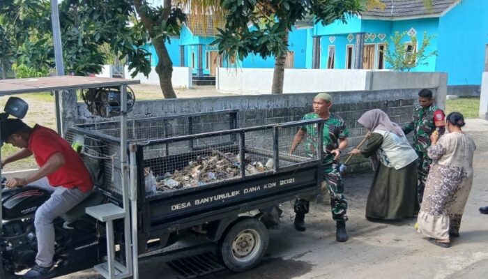 Aksi Babinsa dan Warga Pulihkan Aliran Irigasi Banyumulek