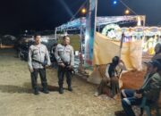 Berikan Rasa Aman bagi Pengunjung, Polsek Plampang Laksanakan Pengamanan Kegiatan Expo di Maronge