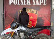 Polsek Sape Berhasil Ungkap Kasus Penggelapan Sepeda Motor CRF, Terduga Pelaku dan Barang Bukti Diamankan