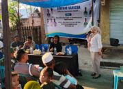 Kanit Binmas Polsek Bolo Jadi Pemateri Sosialisasi Bahaya Yang di Selenggarakan Oleh KKN Universitas Muhammadiyah Bima