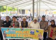 Satlantas Polres Lombok Barat Gelar Police Goes to School di Ponpes Darul Mustofa NW