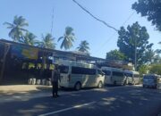 Polsek Pemenang Amankan Jalur Rombongan Kapolda dan Laksanakan Rawan Pagi
