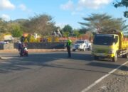 Rawan Sore, Satlantas Polres Bima Kabupaten Siaga di Titik Rawan Kecelakaan dan Kepadatan Arus Lalulintas