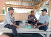Pererat Kemitraan dengan Warga, Bhabinkamtibmas Desa Nangakara Intensifkan Sambang dan Dialog Kamtibmas