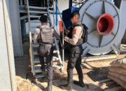 Unit Pamobvit Sat Samapta Polres Bima Kota Laksanakan Pengamanan Objek Vital Nasional di PLTU Bima