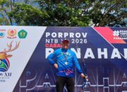Personil Bag Logistik Polres Sumbawa Sabet Medali Emas Cabor Panahan di Porprov NTB XII 2026
