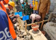Sukseskan Asta Cita Presiden RI, Bhabinkamtibmas Polsek Woha Hadiri Peletakan Batu Pertama Program Percepatan Peningkatan Tata Guna Air Irigasi (P3-TGAI).