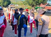 Menyambut HUT RI Ke-81, Polsek Tambora Latih Pasukan Pengibar Bendera Paskibraka