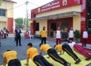 Jaga Kebugaran dan Dukung Kesiapan Operasional, Polres Sumbawa Gelar Kesemaptaan Jasmani Semester II Tahun 2026