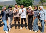 Bhabinkamtibmas Polsek Woha Hadiri Peletakan Batu Pertama Program Percepatan Peningkatan Tata Guna Air (P3-TGAI)