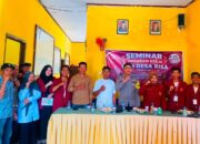 Sinergi Menjaga Kamtibmas, Bhabinkamtibmas Polsek Woha Hadiri Seminar Mahasiswa KKN Universitas STKIP Tamsis