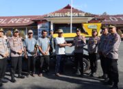 Dukung Program Ketahanan Pangan, Polres Lotim Berikan Bantuan Mesin Pipil Jagung Kepada Kelompok Tani