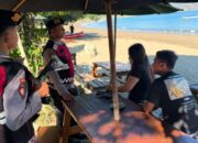 Patroli Wisata Rinjani Presisi Hadir di Pantai Balad, Polisi Pastikan Libur Akhir Pekan Aman dan Nyaman