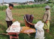 Dukung Ketahanan Pangan Nasional, Polsek Labuapi Gerakkan Warga Desa Karang Bongkot