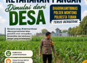 Polsek Montong Polresta Tuban Turun Cek Tanaman jagung Warga di Desa Pakel