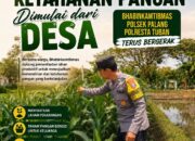Dukung Astacita, Polsek Palang Polresta Tuban Pantau Langsung Lahan Jagung milik warga Desa Dawung