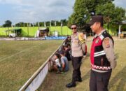 Polsek Tanjung Amankan Final Sepak Bola Antar Dusun di Desa Jenggala