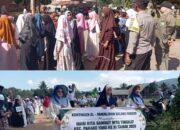 Polsek Parado Gelar Pengamanan Pawai Ta’aruf MTQ Tingkat Kecamatan Parado Ke-XI