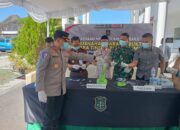 Kapolres Hadiri Pemusnahan Barang Bukti Narkotika di Kejaksaan Negeri Sumbawa Barat