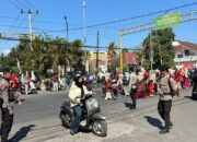 Polres Bima Kota Amankan Pawai Budaya TK Se-Kota Bima Meriahkan HUT RI Ke-81
