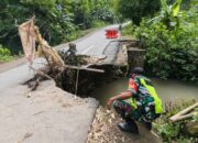 Jalan Penghubung Taman Baru-Buwun Emas Mengalami Amblas