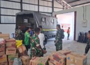 Kodim 1606/Mataram Salurkan Bantuan Korban Kebakaran Sade