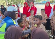 Sat Lantas Polres Bima Kota Go To School, Tanamkan Budaya Tertib Lalu Lintas Sejak Dini