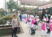 Polsek Praya Amankan Kegiatan Jalan Santai SDN 22 Praya, Pastikan Berlangsung Aman dan Tertib