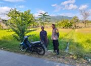 Dukung Program Asta Cita Presiden, Bhabinkamtibmas Desa Sebasang Sambangi Petani di Dusun Sebasang Ketanga