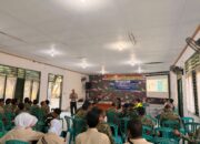 Sinergi TNI Polri, Sat Lantas Polres Sumbawa Berikan Sosialisasi Safety Riding dan Driving di Makodim 1607