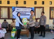 Polsek Buer Gelar Gerakan Pangan Murah, Ratusan Sak Beras SPHP Ludes Diserbu Warga