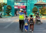 Sat Lantas Polres Bima Kota Laksanakan Gatur Pagi, Wujudkan Kamseltibcarlantas