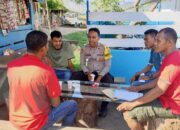 Ngopi Bareng Warga Binaan, Bhabinkamtibmas Polsek Bolo Sampaikan Himbauan Kamtibma