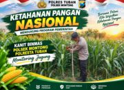 “POLSEK KEREK DUKUNG PROGRAM KETAHANAN PANGAN NASIONAL”