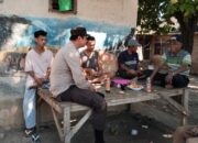 Sambangi Warga Binaan, Bhabinkamtibmas Polsek Sanggar Sampaikan Himbauan dan Larangan Karhutla